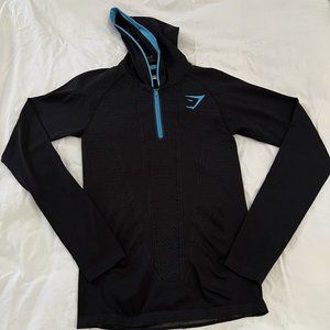 Gymshark Onyx V1 Blue Hoodie M Medium Extremely RARE!